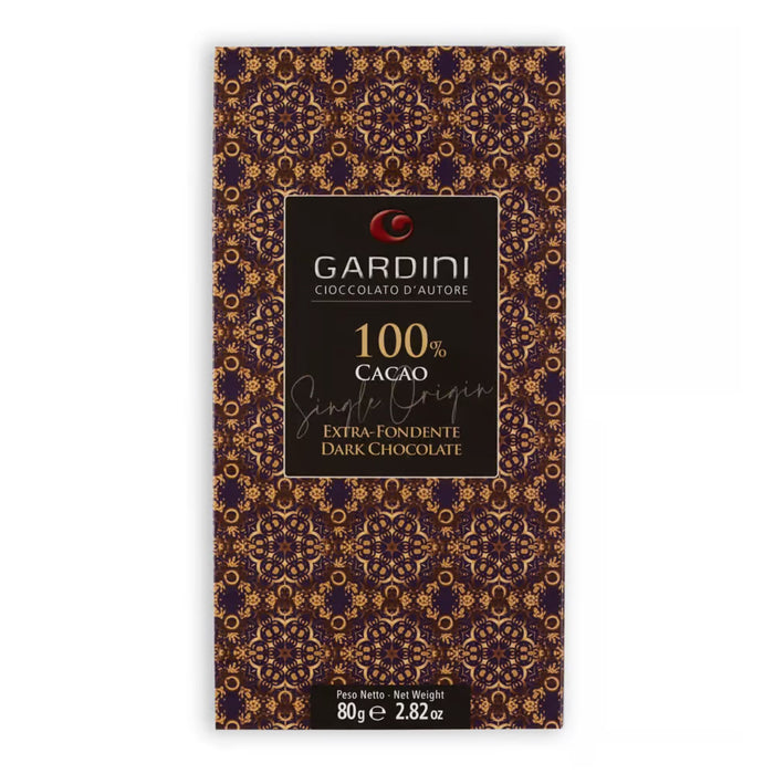 Gardini - Tavoletta 100% Pasta di Cacao, Arriba Ecuador g 80