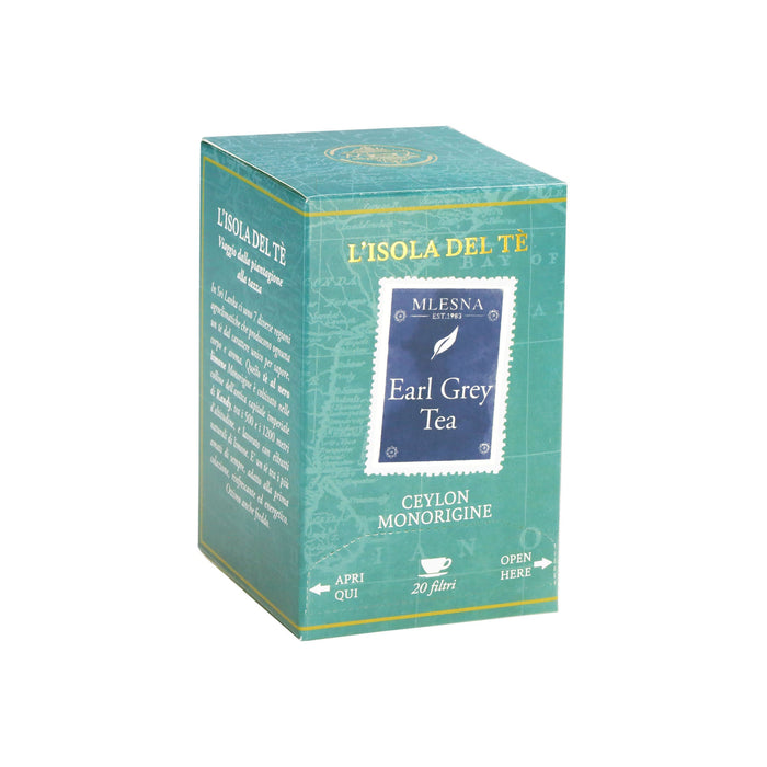 Mlesna Tea Ceylon - Tè Monorigine Earl Grey 20 filtri L'Isola del Tè