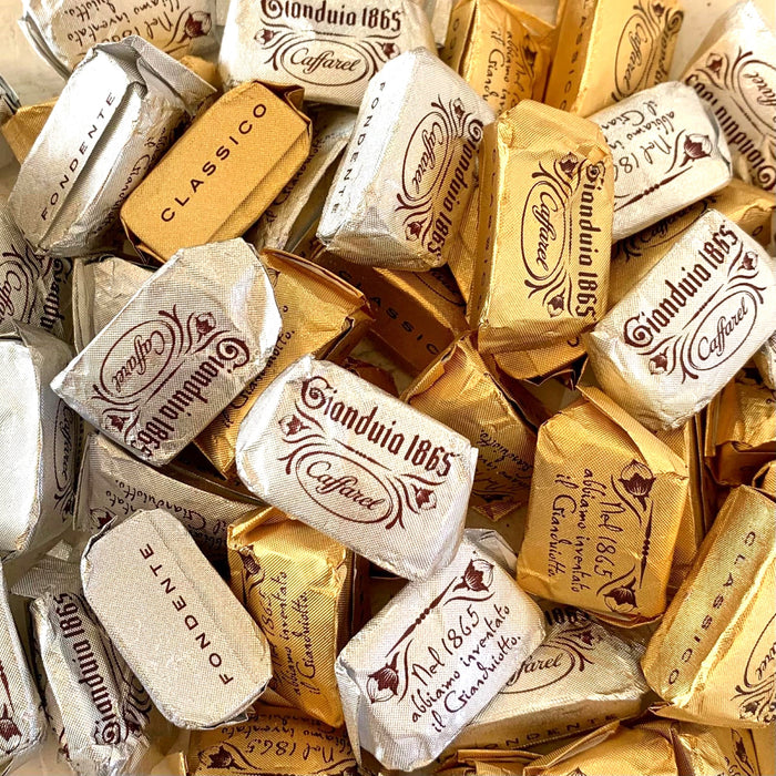 Caffarel - Mini Gianduiotti Assortiti Gianduia e Fondenti g 500 - Senza Glutine