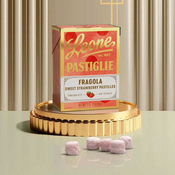 Pastiglie Leone - Scatoletta Pastiglie Fragola da 27g