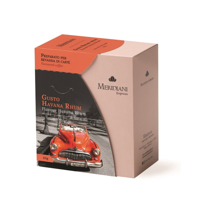 Meridiani - Caffè per Moka aromatizzato Havana Rhum g 125