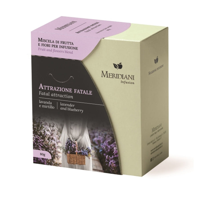 Meridiani - Attrazione Fatale - Infuso sfuso con  Lavanda e Mirtillo 80g