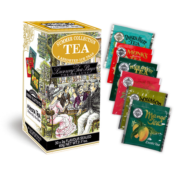 Mlesna Tea Ceylon - Tè Summer 6 gusti assortiti 30 filtri