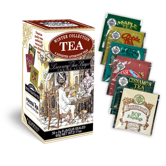 Mlesna Tea Ceylon - Tè Winter 6 gusti assortiti 30 filtri