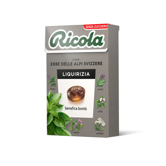 Ricola - Ricola Liquirizia Astuccio da g 50 | Senza Zucchero