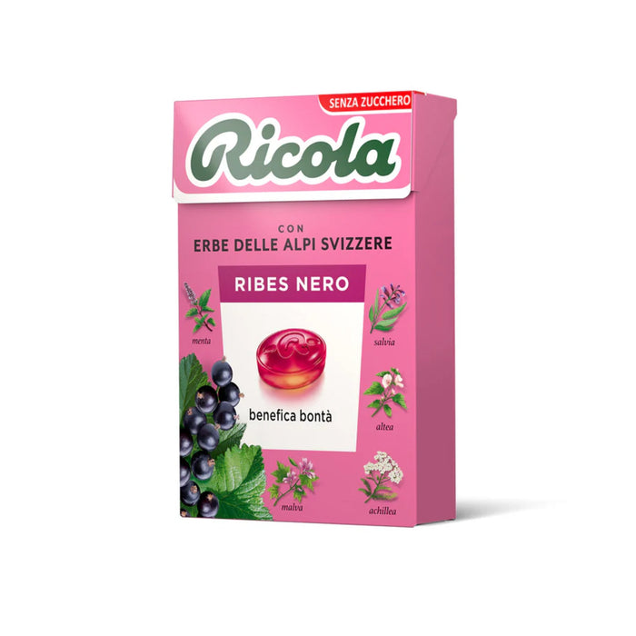 Ricola - Ricola Ribes Nero Astuccio da g 50 | Senza Zucchero